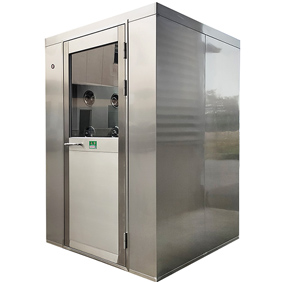 單人雙吹不銹鋼風淋室